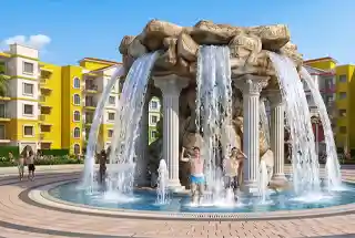 Drenching Fountain at Provident Adora De Goa